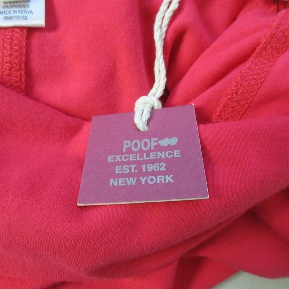 Poof Excellence Capri Yoga Pants Women S Pink Studded Y2K Low Rise Fold Over 190 - Picture 4 of 11